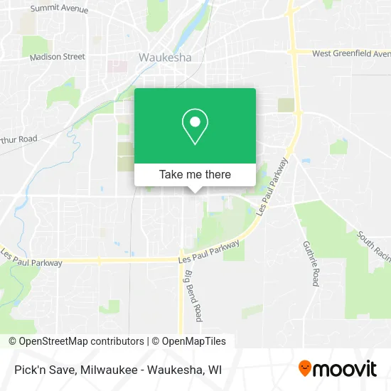 Mapa de Pick'n Save