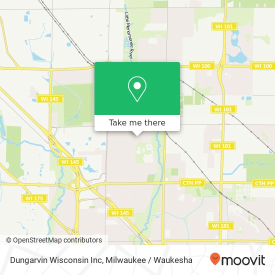 Dungarvin Wisconsin Inc map