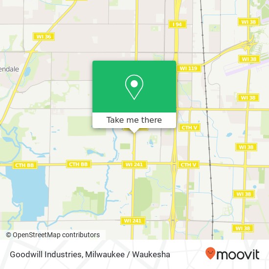 Goodwill Industries map