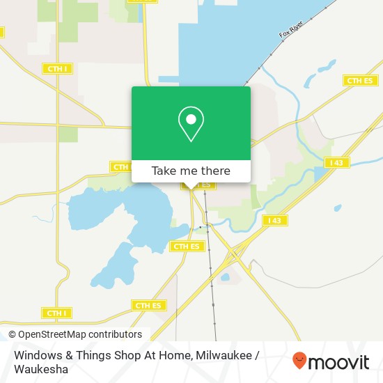 Windows & Things Shop At Home map
