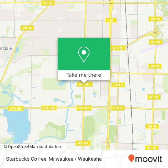 Starbucks Coffee map