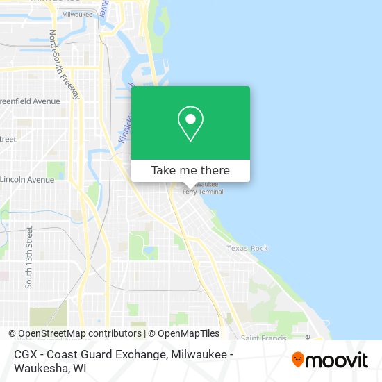 CGX - Coast Guard Exchange map