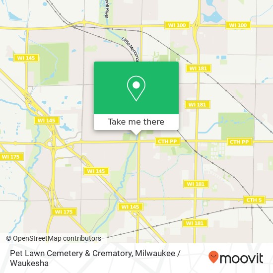 Pet Lawn Cemetery & Crematory map