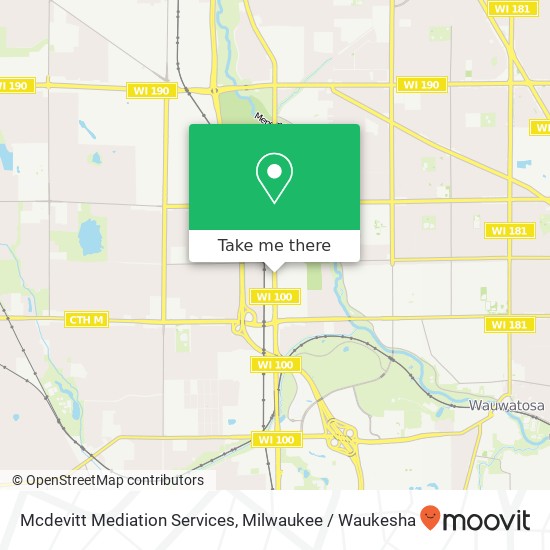 Mcdevitt Mediation Services map