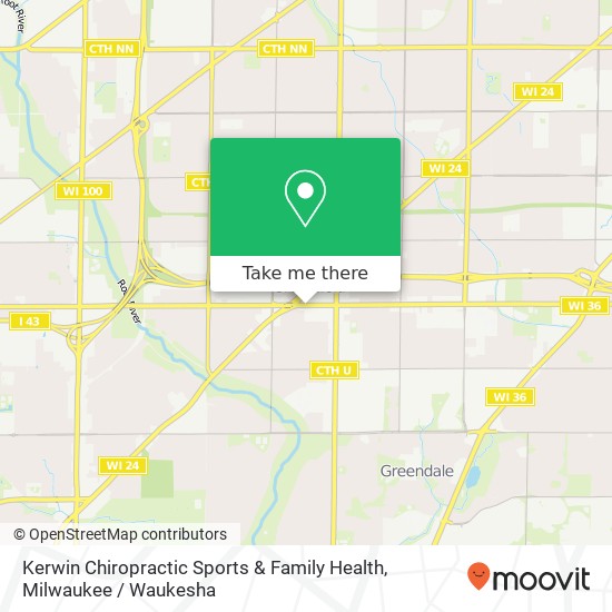 Mapa de Kerwin Chiropractic Sports & Family Health