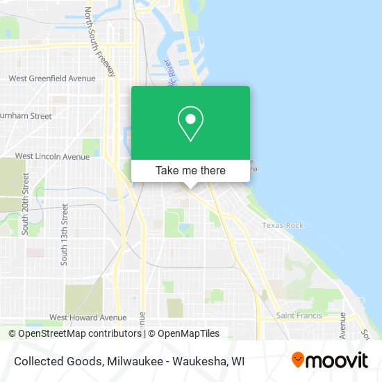 Collected Goods map