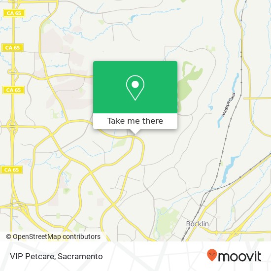 VIP Petcare map