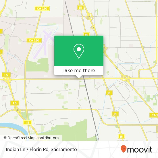 Indian Ln / Florin Rd map