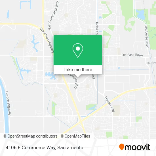 Mapa de 4106 E Commerce Way