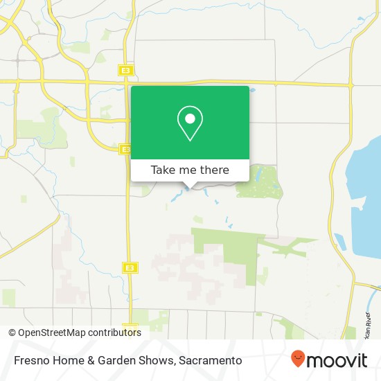 Fresno Home & Garden Shows map