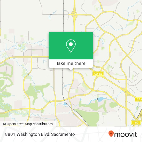 8801 Washington Blvd map