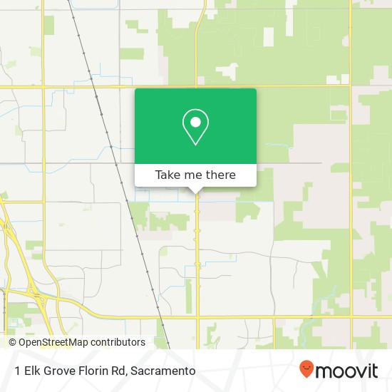 1 Elk Grove Florin Rd map