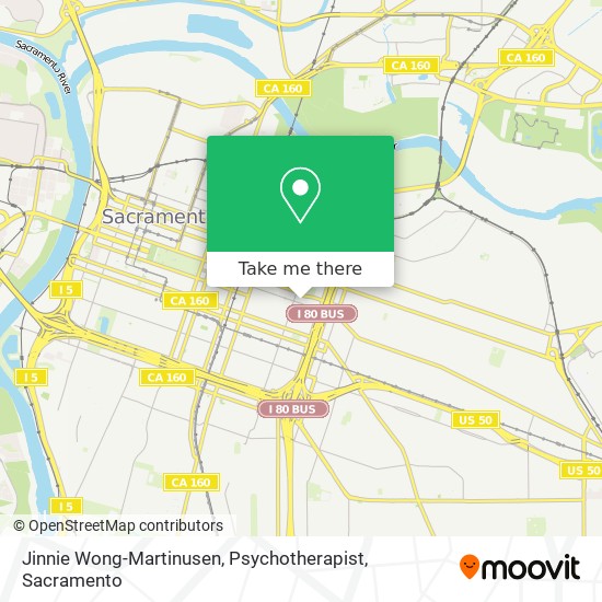 Jinnie Wong-Martinusen, Psychotherapist map
