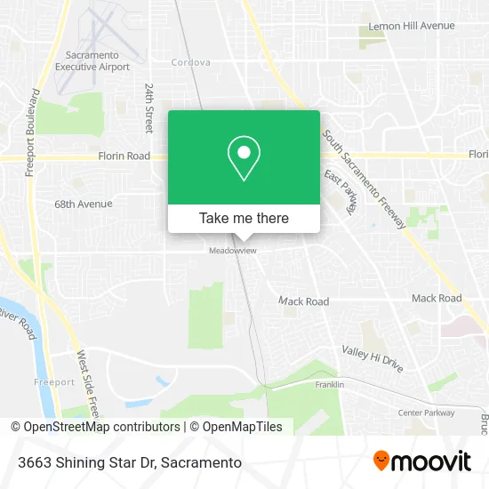 Mapa de 3663 Shining Star Dr