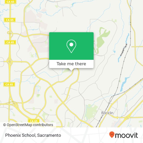 Mapa de Phoenix School