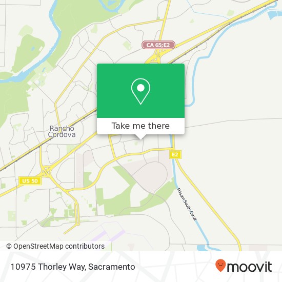 Mapa de 10975 Thorley Way