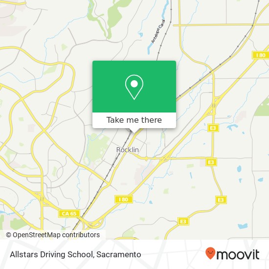 Mapa de Allstars Driving School