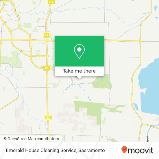 Emerald House Cleaning Service map