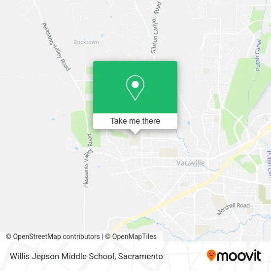Mapa de Willis Jepson Middle School