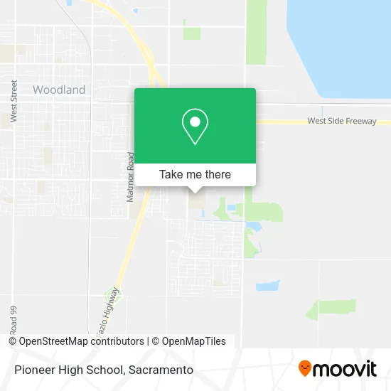 Mapa de Pioneer High School