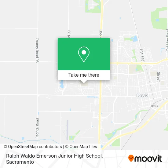 Ralph Waldo Emerson Junior High School map