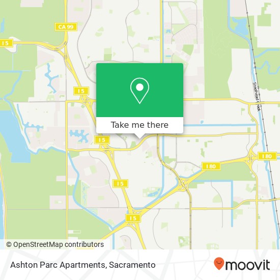 Ashton Parc Apartments map
