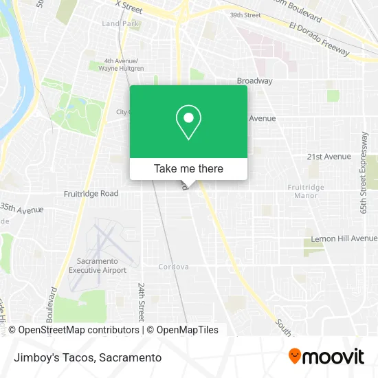Jimboy's Tacos map