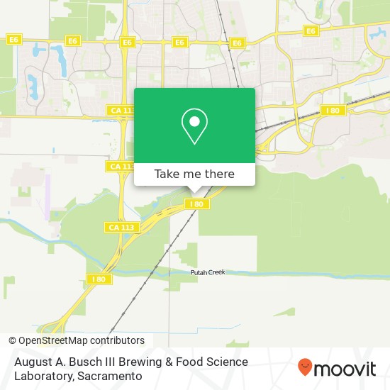 Mapa de August A. Busch III Brewing & Food Science Laboratory
