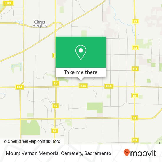Mount Vernon Memorial Cemetery map