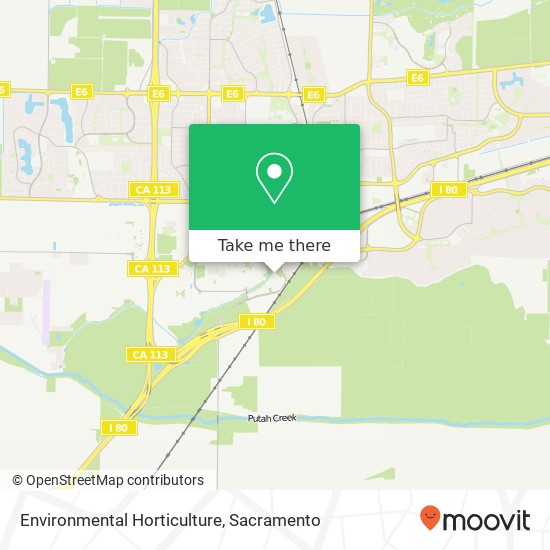 Mapa de Environmental Horticulture