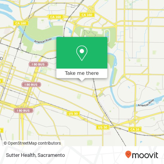 Sutter Health map