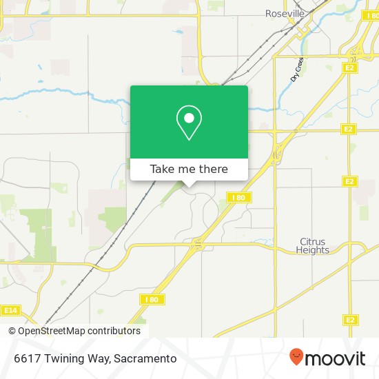 6617 Twining Way map