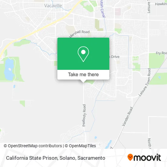 Mapa de California State Prison, Solano