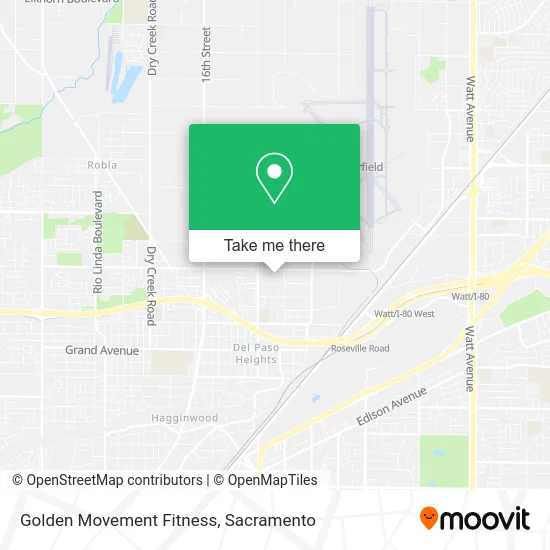 Golden Movement Fitness map