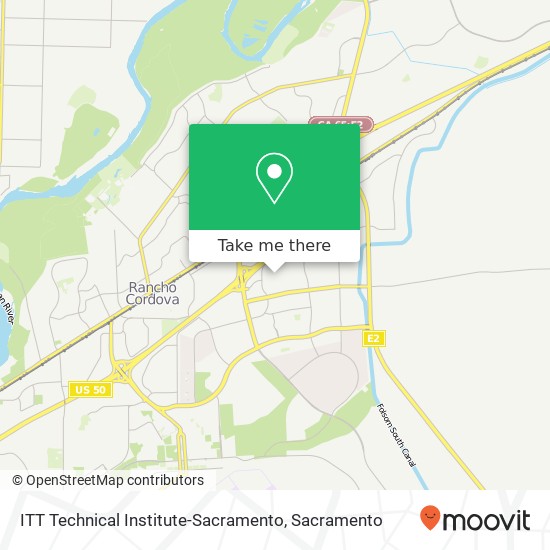 ITT Technical Institute-Sacramento map