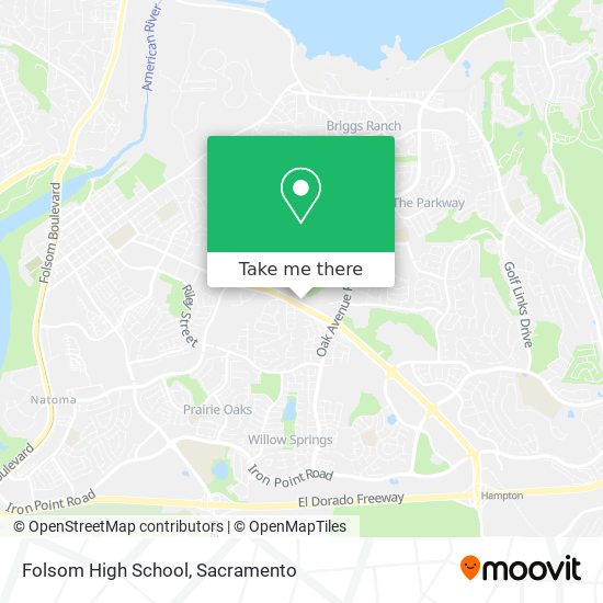 Folsom High School map