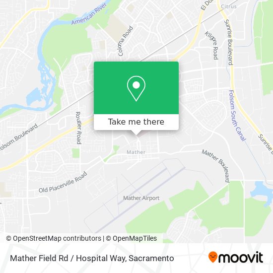 Mapa de Mather Field Rd / Hospital Way