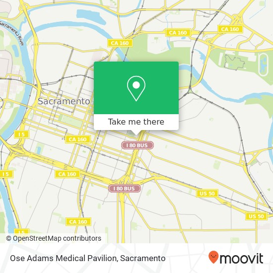 Ose Adams Medical Pavilion map