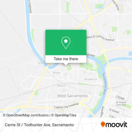 Mapa de Carrie St / Todhunter Ave
