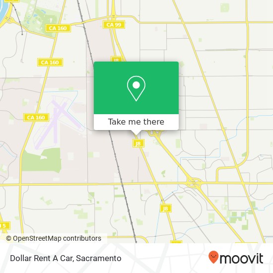 Dollar Rent A Car map