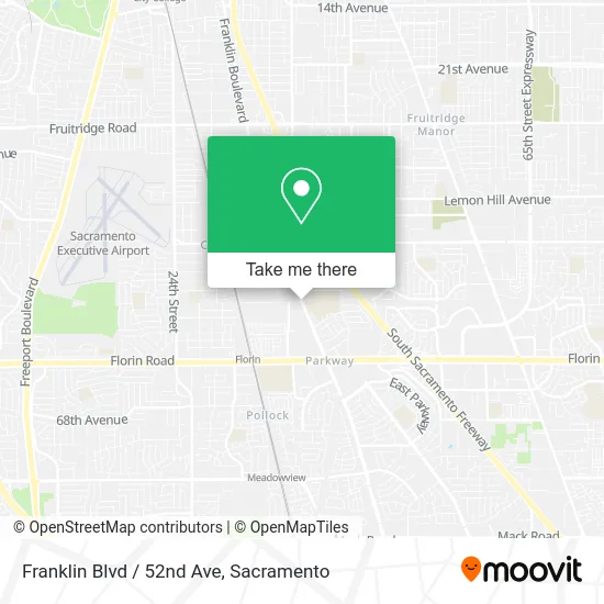 Mapa de Franklin Blvd / 52nd Ave