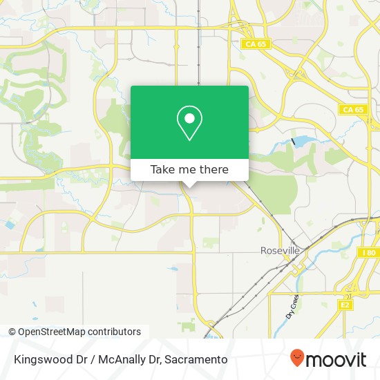Kingswood Dr / McAnally Dr map