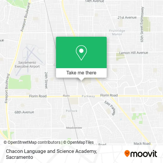 Chacon Language and Science Academy map