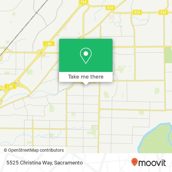 5525 Christina Way map