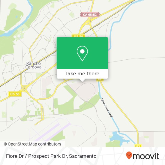 Mapa de Fiore Dr / Prospect Park Dr