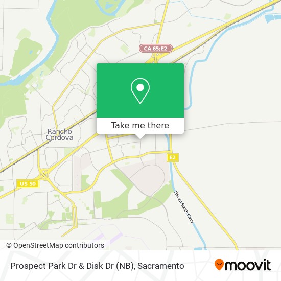 Mapa de Prospect Park Dr & Disk Dr (NB)
