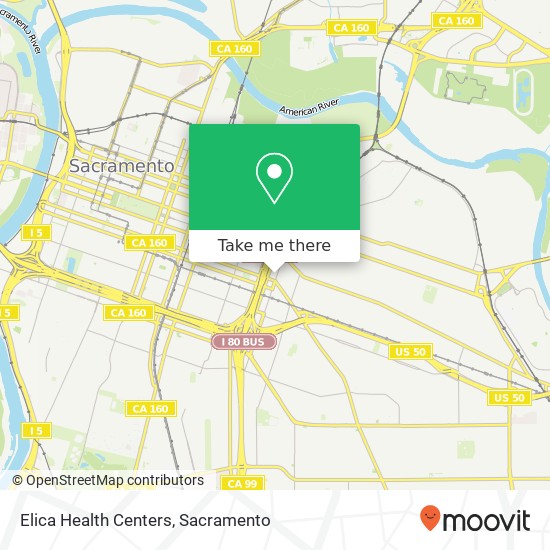 Elica Health Centers map