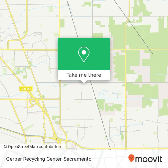 Gerber Recycling Center map