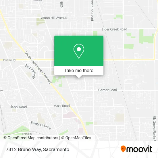 7312 Bruno Way map