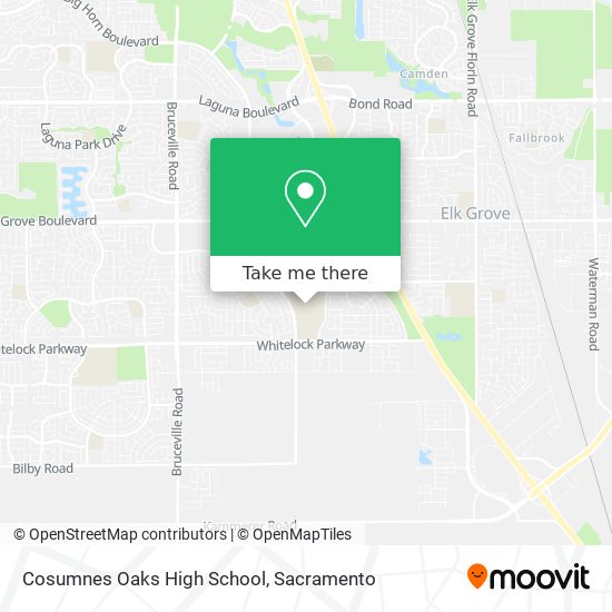 Cosumnes Oaks High School map